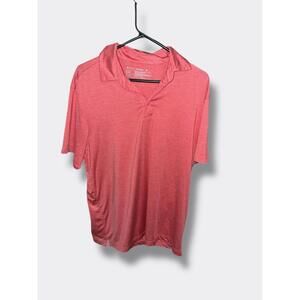 ❤️Member’s Mark Performance Polo Shirt Coral Red Size M